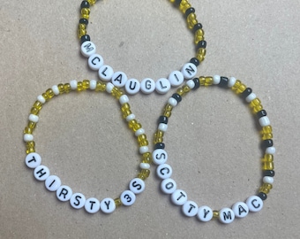 Indycar Driver Scott McLaughlin Inspired Beaded Bracelet Pack