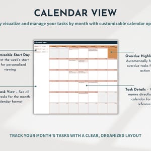 To do List Spreadsheet Task Tracker Productivity Organizer Task Management Brain Dump Checklist ADHD Calendar Daily Planner To Do Template