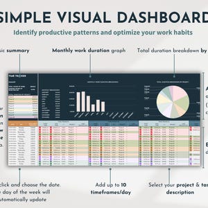 Hour Log Freelance Time Management Spreadsheet Weekly Client Hour Tracker Work Hours Log Productivity Recorder Clock In Clock Out System