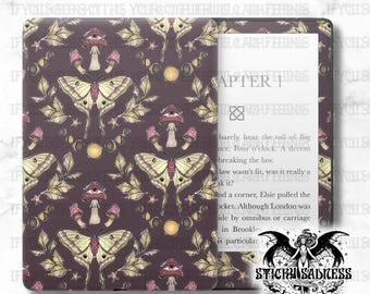Blood Eclipse Luna Moth Cottagecore Design Insert Skin, Vinyl Wrap for Kindle Kobo iPad Boox Fire, Gift for Book Lover, BookTok Accessories