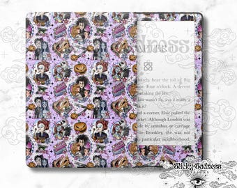 TB Aesthetic Spooky Goth Decal Insert Skin, Cute Vinyl Wrap for Kindle Kobo iPad Boox Fire, Gift for Book Lover, BookTok Accessories