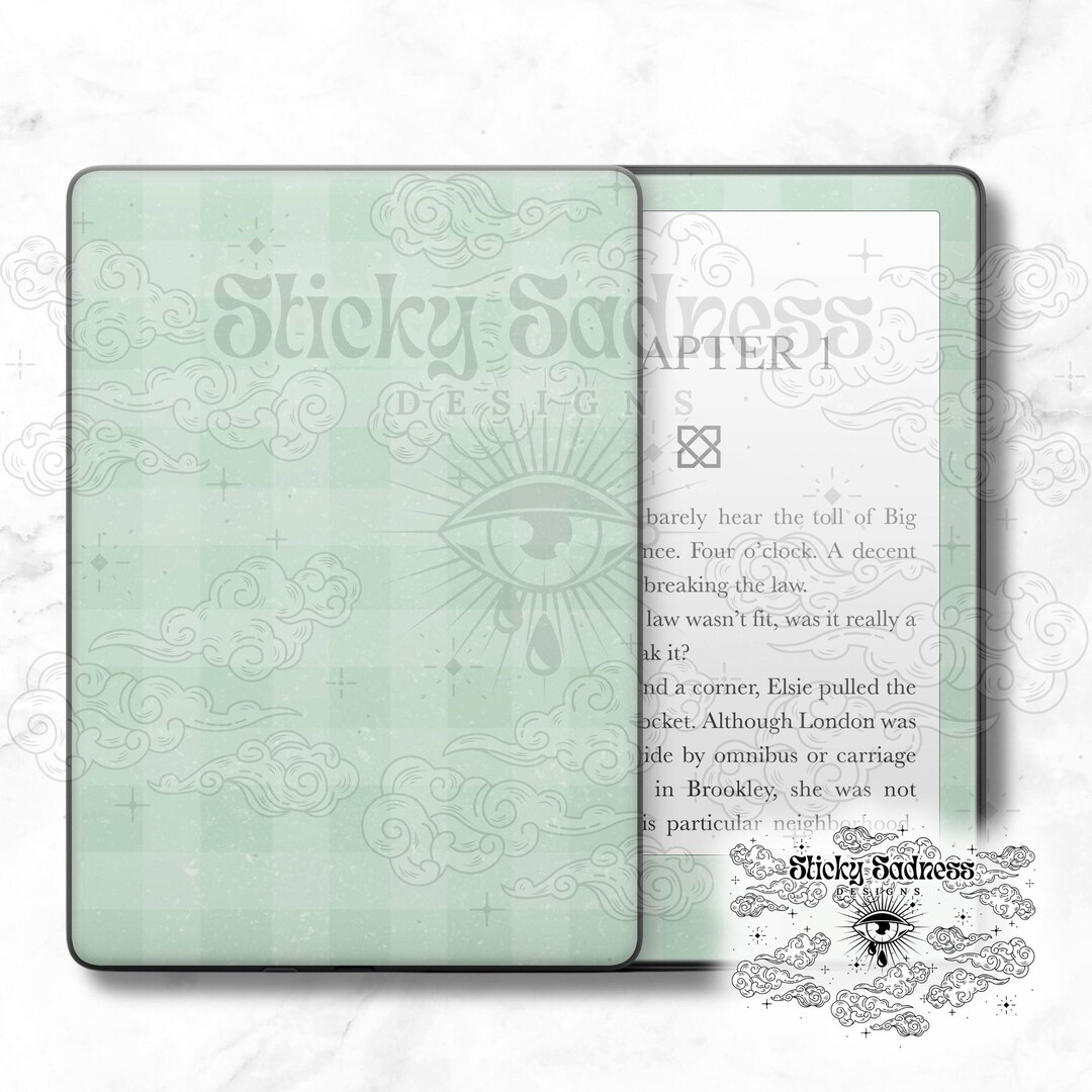 Spring Gingham Cottagecore Decal Insert Skin, Cute Vinyl Wrap for ...