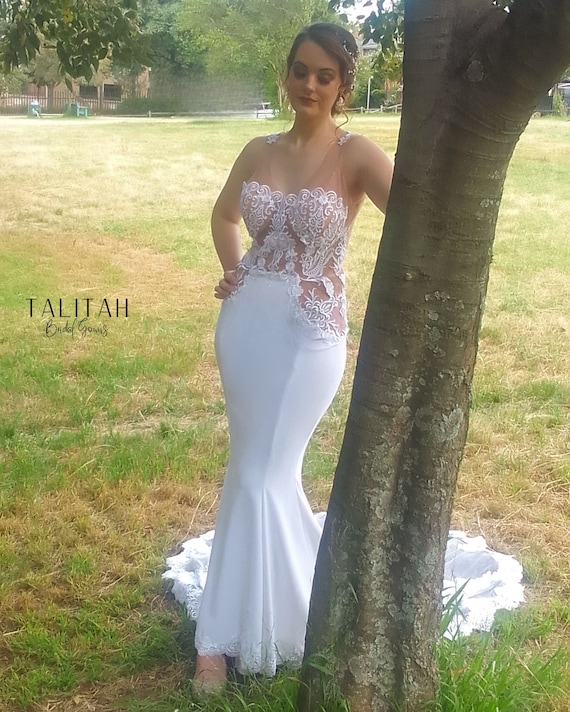 lace dress with slit SATIN LACE SLIT MAXI DRESS – SHOP DDMINE