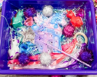 Magical Unicorn Sensory Bin