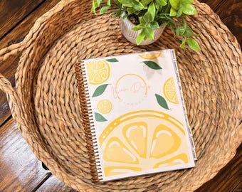 Planificador Brain Dump, 12/18 meses, Finanzas, Comidas, Diseño semanal y mensual