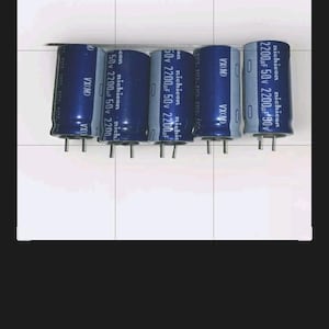 2200uf 50 volt /ELECTROLYTIC CAPACITOR / by Nichicon  Circuit Mount - 5 PIECES (qty) Stored in ideal environment