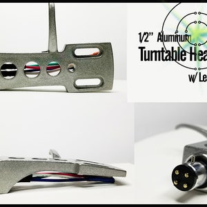 1/2&quot; Aluminum Headshell for standard turntables / Record Players