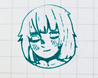 Falin Touden Sleepy, Green, Self-inking Stamp || Dungeon Meshi (Delicious in Dungeon)