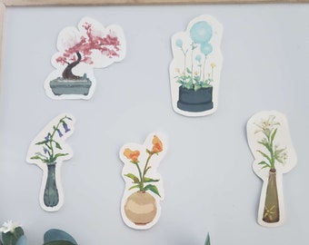 Flower Houseplant Stickers | Genshin Impact | (Whole Set)