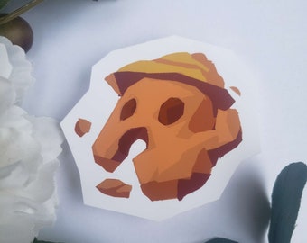 Animal Crossing Gyroid Shard Sticker