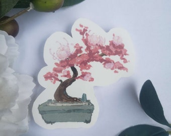 Silk Blossom Flower Houseplant Sticker  (Genshin Impact)