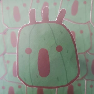 Adhesivo de vinilo mate de cactus (Final Fantasy XIV)