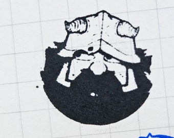 Senshi Shifty, Black, Self-inking Stamp || Dungeon Meshi (Delicious in Dungeon)