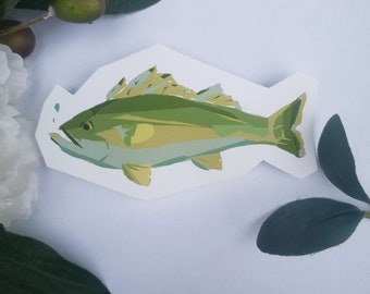 Animal Crossing Sea Bass Sticker