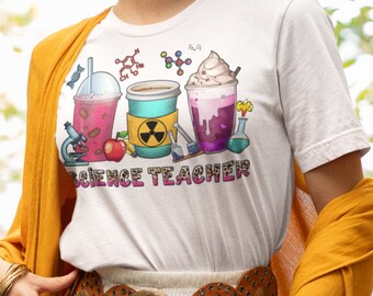 理科教師シャツ、教師レトロシャツ、教師バレンタインTシャツ、バレンタイン衣装、教師生活、教師衣装、ギフトのアイデア、感謝