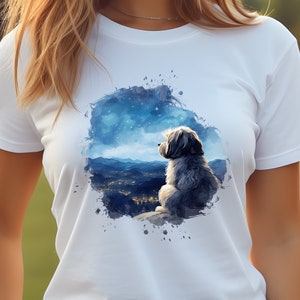 Shih Tzu Dreaming T-Shirt, V-Neck, Sweatshirt or Racerback Tank Top, Shih Tzu Birthday Gift, Dog Lover Gift Tee,Dog Mama Shirt,Dog Daddy Tee