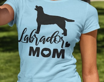 Labrador Mom Shirt, V-Neck, Sweatshirt or Racerback Tank Top, Perfect Gift for Dog Lovers, Dog Lover Gift, Dog Mama Shirt, Lab Life