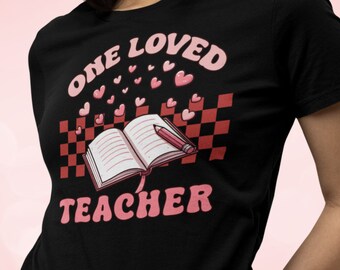 愛された先生のシャツ、先生のレトロシャツ、先生のバレンタインTシャツ、バレンタインの衣装、バレンタインTシャツ、数学、先生の生活、幼稚園