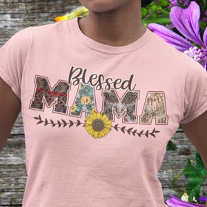Blessed Mama Shirt, Mothers Day Shirt, Mom Birthday Gift, Best Mom Shirt, Country Mama, Mama Shirt, Women Tee, Mom Tshirt, Mothers Day Tee