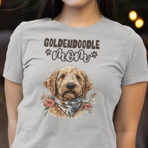 Goldendoodle Mom Shirt | Doodle Mom Birthday Gift | Dog Lover Gift Shirt | Goldendoodle Lover Gift | Softstyle Unisex Bella Canvas Tee