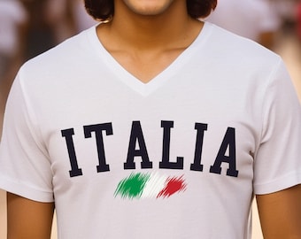 Italia Shirt, V-Neck, Sweatshirt or Racerback Tank Top, Love Italy Shirt, Italy Vacation, Italy Family Trip, Italy Anniversary,Italian Shirt