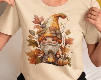 Garden Gnome Fall Shirt - Cute Gift for Best Friend - Funny Birthday Tee - Fall Vibe Sweatshirt - Perfect for Fall Lovers - Cozy Sweatshirt