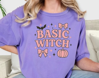 Halloween Witch Comfort Colors Shirt, Halloween Shirt, Witch Shirt, Comfort Colors Shirt, Pumpkin Shirt, Halloween Gift, Gift For her/him