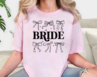 Bride Shirt – Comfort Colors for the Bride Era. Ultimate bride gift, this bride sweatshirt, bride sweater, or tee for bachelorette gifts