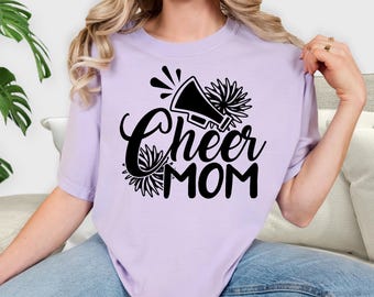 Cheer Comfort Colors  Shirt, Cheer Mom Shirt, Cheer Coach Shirt, Cheer Coach Gift, Cheer Sweatshirt, Game Day Shirt, Senior Cheer Mom,