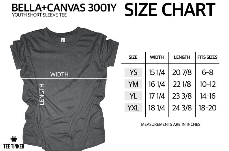 Size and Color Chart