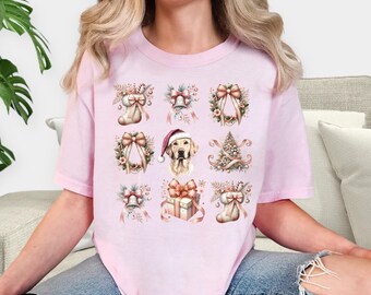 Comfort Colors Christmas Labrador Retriever Shirt,  Christmas Shirt, Gift For Dog Lover, Christmas Sweatshirt, Labrador Tshirt, Gift For Her