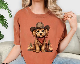 Comfort Colors Goldendoodle Shirt, Goldendoodle Lover Gift, Doodle Sweatshirt, Dog Mom Shirt, Dog Face Shirt, Dog Lover Gift, Gift For Her