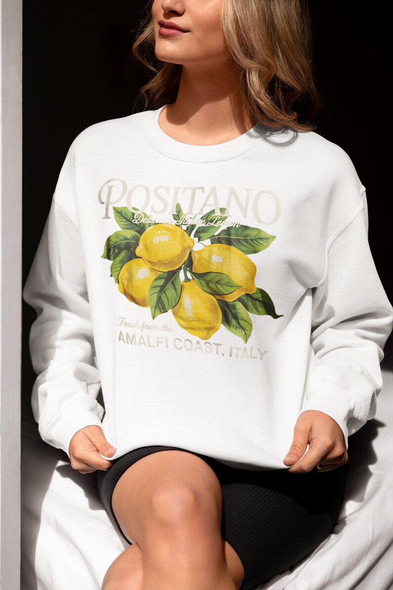 Comfort Colors® Retro Lemon Tshirt, Gift For Her, Lemon Shirt, Summer Shirt, Italy Shirt, Cottagecore Shirt, Amalfi Coast Shirt, Fruit Tee