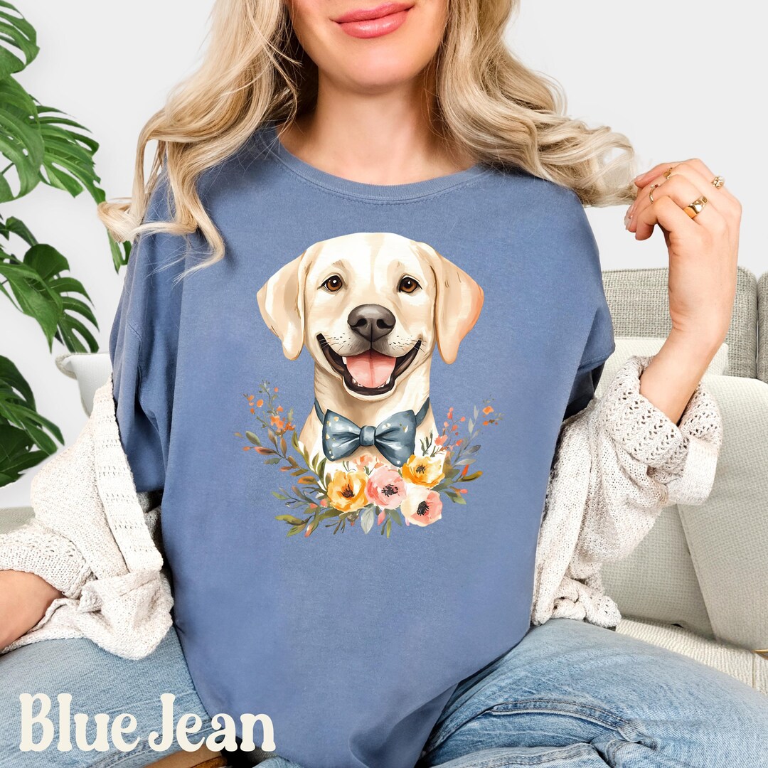 Comfort Colors® Labrador Retriever Dog Face Shirt, Lab Dog Mom Shirt ...
