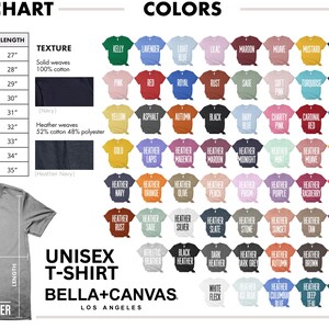 Size And Color Chart