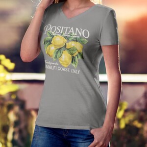 Comfort Colors® Retro Lemon Tshirt, Gift For Her, Lemon Shirt, Summer Shirt, Italy Shirt, Cottagecore Shirt, Amalfi Coast Shirt, Fruit Tee