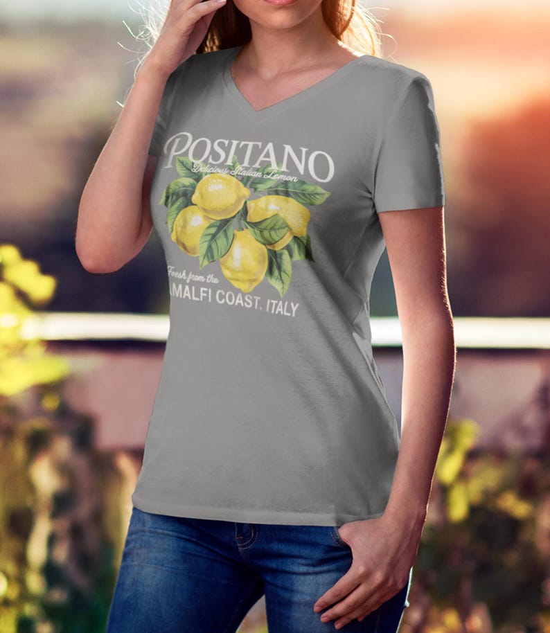 Comfort Colors® Retro Lemon Tshirt, Gift For Her, Lemon Shirt, Summer Shirt, Italy Shirt, Cottagecore Shirt, Amalfi Coast Shirt, Fruit Tee
