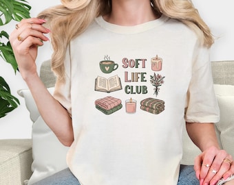 Comfort Colors Books Coffee Candle Shirt, Cozy Reader Aesthetic Shirt, Book Lover Gift, Coquette Soft Girl Tee, Gift For Her, Summer Shirt