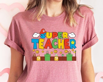 Super Teacher T-Shirt: Game Lover Gift Tee