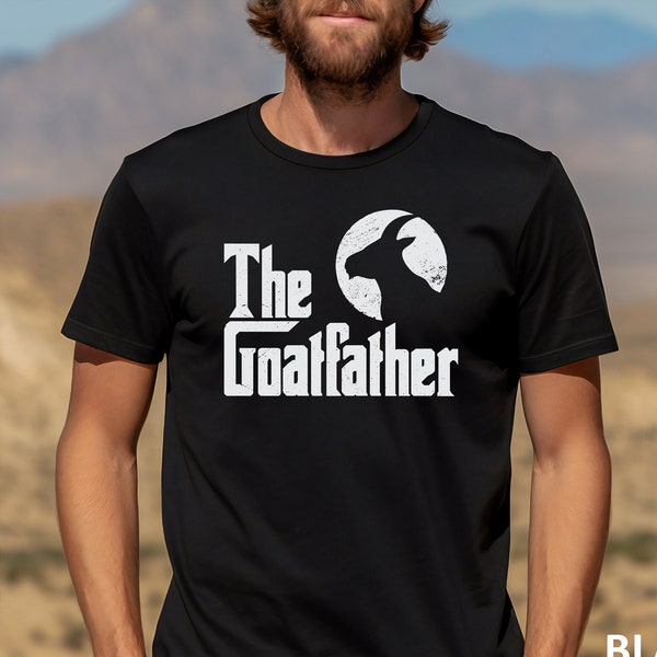 The Goat Father T-Shirt, Goat Lover Shirt, Animal Lover Father Gift, Father's Day Gift, Farmer Daddy Shirt, Goat Dad Tee, Funny Dad Gift