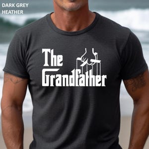 Funny Grandpa Shirt, The Grandfather Tshirt, Cool Grandpa Gifts, Father&#39;s Day Gift Grandfather Tshirt, Gangster Slogan Godfather Shirt