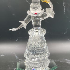 Vintage 2000 Swarovski Columbine &quot;Masquerade&quot; With Certificate of Authenticity - Collectable Crystal Figurine (Part of Trilogy)