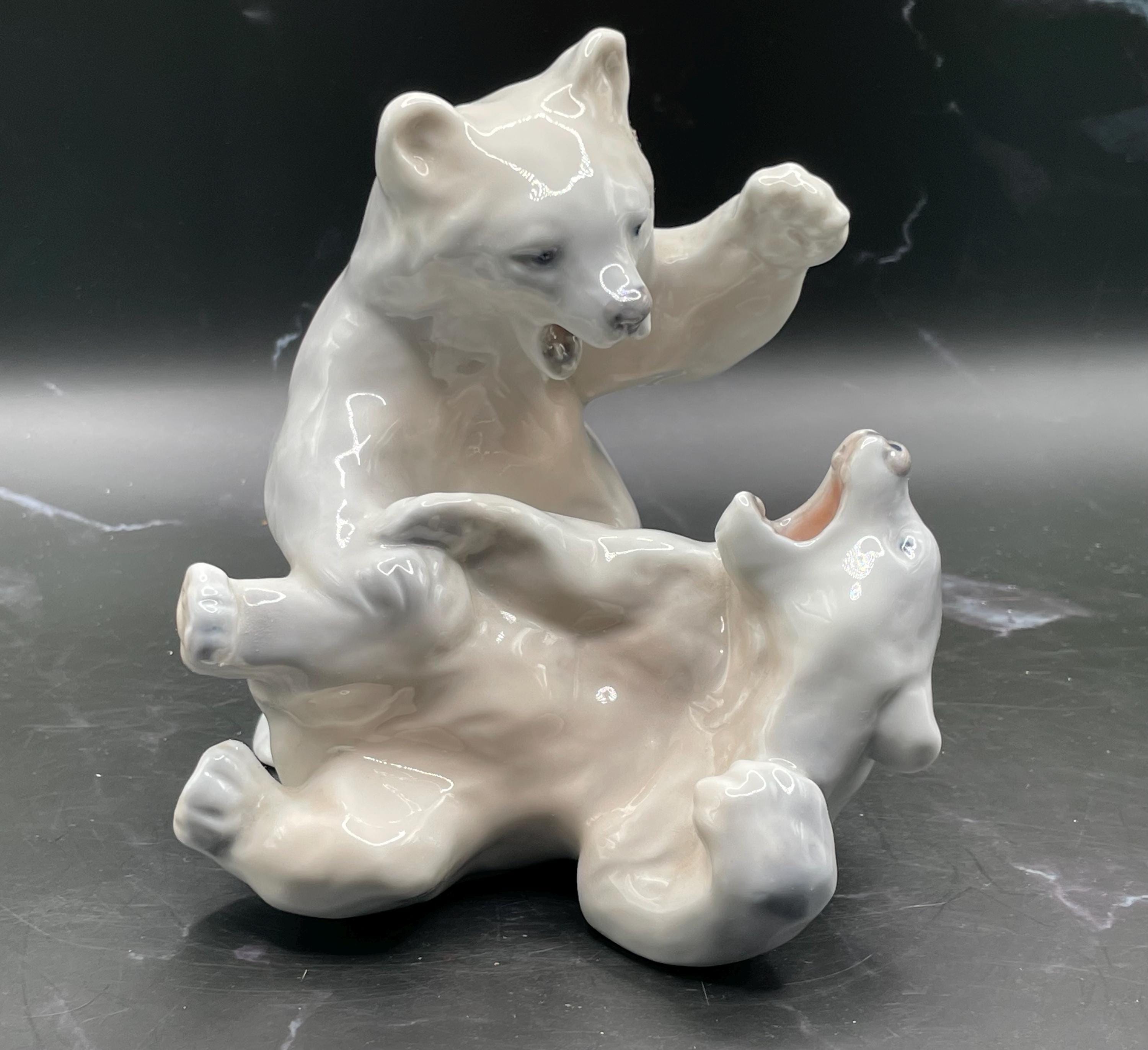 Knud Kyhn作 ヴィンテージ ロイヤルコペンハーゲン 小熊 オブジェ