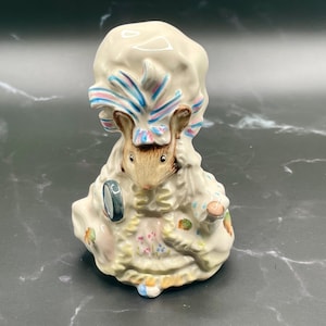 Beatrix Potter &quot;Lady Mouse&quot; vintage 1974-85 - Estatueta colecionável Beswick