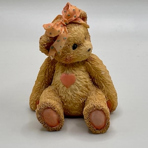1990's Cherish Teddies - Karen ""Best Buddy"" - Sammler Harz Bärenfigur."