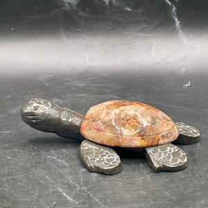 Vintage Handcrafted Turtle (4”) - Collectable Figurine