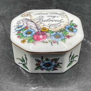 Vintage &quot;And This Is My Beloved&quot; - Franklin Mint, The Melodies of Love Music Box Collection