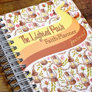 Christian Faith Planner Journal, 6 Month Undated with Devotional Spaces and Trackers