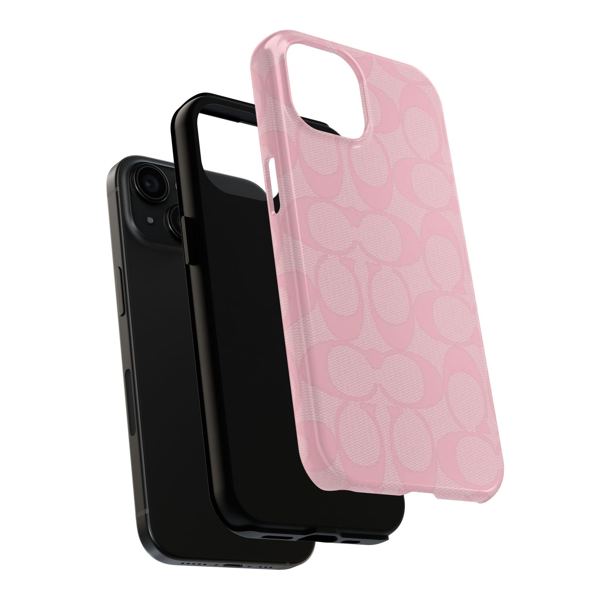 COACH ピンク ケース Coach-tough Phone Cases in Elegant Pink Pattern | Durable, Cute