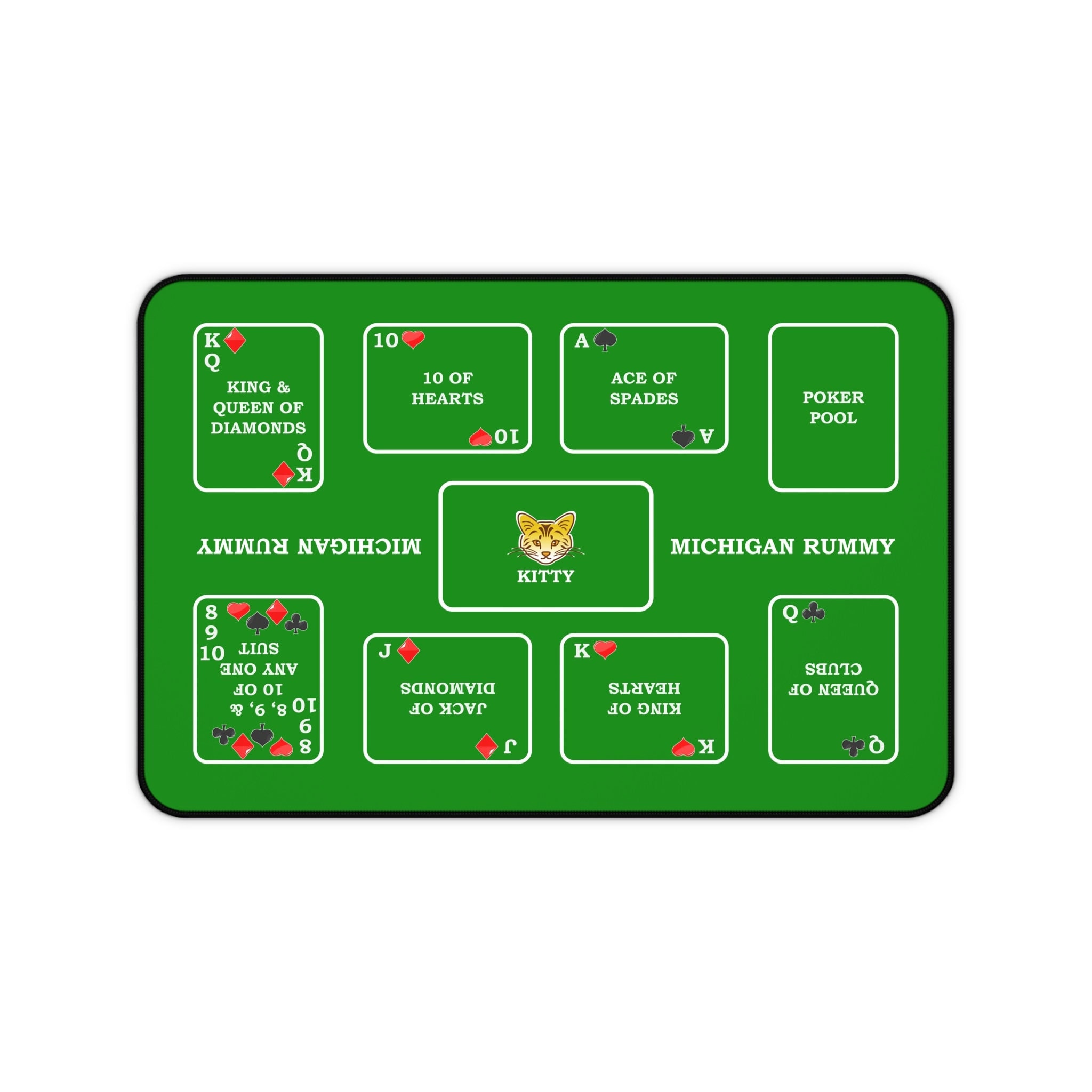 Michigan Rummy Game Mat